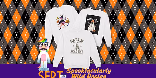 Spooktacularly Wild Design a Sweatshirt Workshop