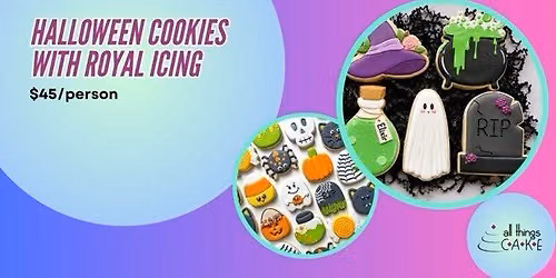 Halloween Cookie Decorating with Royal Icing