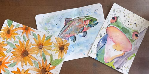 \ud83d\udc1f Paint a Rainbow Trout | Watercolor Class