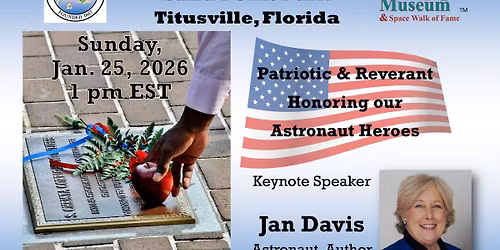Annual Astronaut Memorial @ Titusville Sand Point Park 