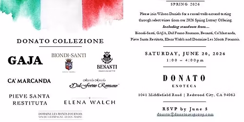 Exclusive wine tasting event with Wilson Daniel