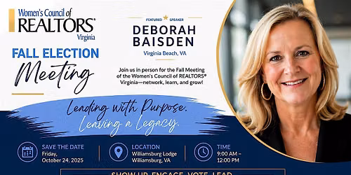 Fall Meeting: Womens Council of REALTORS Virginia