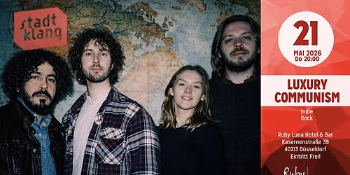 \u00abstadtklang\u00bb mit LUXURY COMMUNISM | live @ Ruby Luna Hotel & Bar