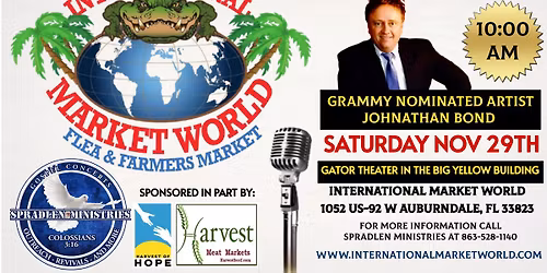 HARVEST TIME GOSPEL JUBILEE WITH SPECIAL GUEST AND GRAMMY NOMINATED ARTIST JOHNATHAN BOND 