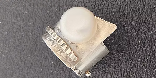 Half Drilled Pearl Wrap Ring - In-Person Jewelry Class