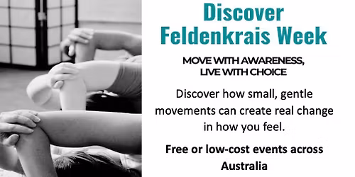 Awareness Through Movement\u00ae\ufe0f class w\/ The Feldenkrais Method 