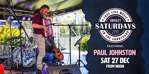 Smokey Saturdays featuring Paul Johnston