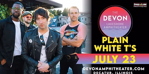 Plain White T's - Presented by Speed Lube 