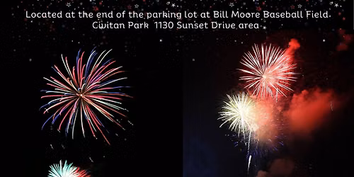 July 4th Fireworks Show over Lake Guntersville