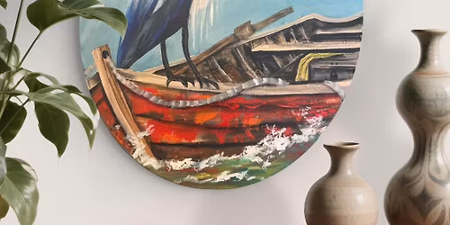 "Boat Ride" 24x20 Acrylics Workshop