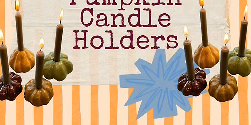 Pumpkin Candle Holders