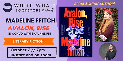 Pittsburgh Launch! Madeline ffitch "Avalon, Rise" (w\/Shaun Slifer)