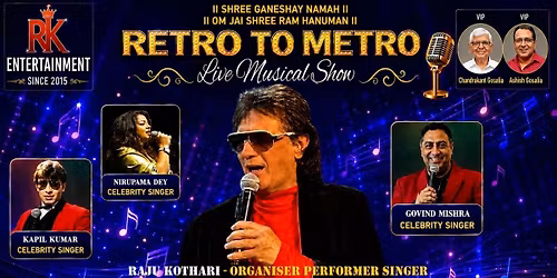 Bollywood Musical Show - Retro to Metro
