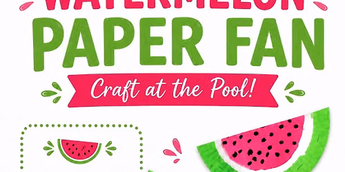 \ud83c\udf49 Watermelon Paper Fan Craft \ud83c\udf49