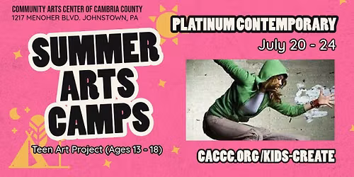 Platinum Contemporary (Teen Art Project, Ages 13 - 18)