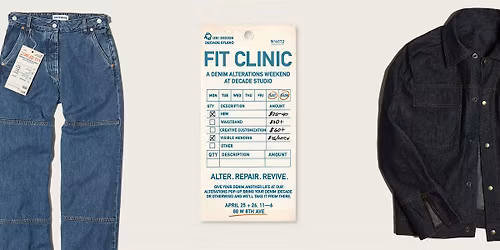 FIT CLINIC: A denim alterations pop-up