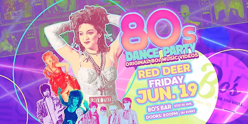 80s Dance Party Red Deer!