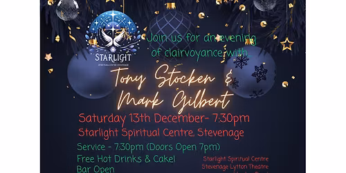 Evening of Mediumship with Tony Stocken & Mark Gilbert