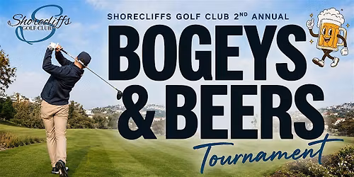 Bogeys & Beers Tournament at Shorecliffs Golf Club