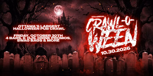 Crawl-O-Ween 2026 Ottawa's Biggest Halloween Pub Crawl