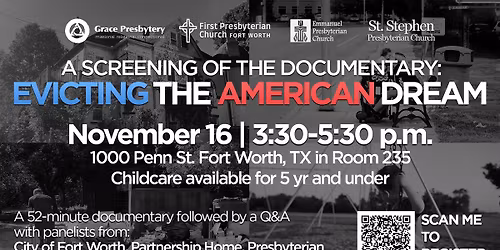 Evicting the American Dream Documentary Screening