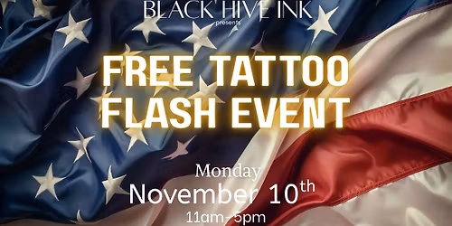 Free Tattoo Flash Event For Military 