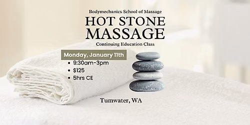 Tumwater Hot Stone Massage CE