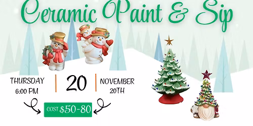 Ceramic Paint & Sip at Central Square American Legion