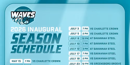 Jacksonville Waves vs. Greensboro Groove