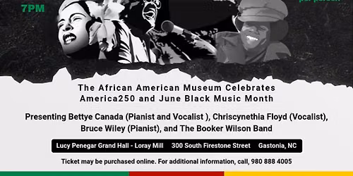 Black Music Month Celebration — 300 S. Firestone Street, Suite P, Gastonia, NC, United States, North Carolina 28052