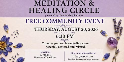 Meditation and Healing Circle - Free Community Event