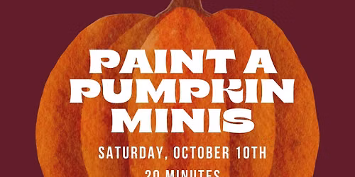 Paint A Pumpkin Mini Sessions