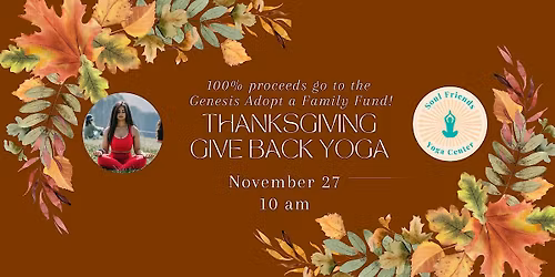 Thanksgiving Give Back Yoga
