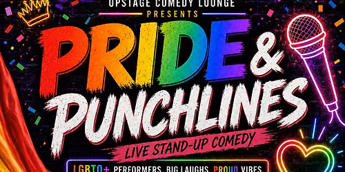 Pride & Punchlines: LGBTQ+ Comedy Night at Upstage Comedy Lounge
