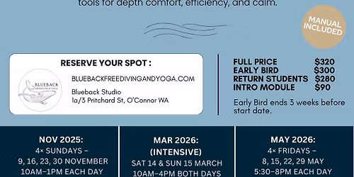 Freediver Foundations Program - May 2026