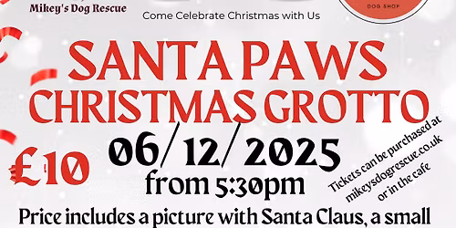 SantaPaws at Coffee & Canines in Gillingham