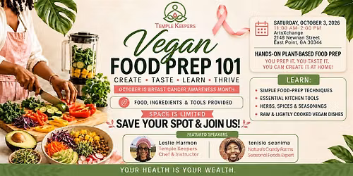 Vegan Food Prep 101