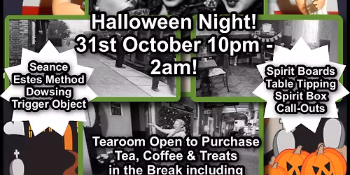 Halloween at Queenies - 1950\u2019s Seance Soir\u00e9e