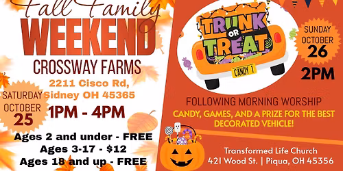 Fall Family Weekend & Trunk or Treat