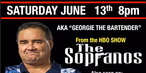 Comedy Night with Frank Santorelli from the Sopranos!