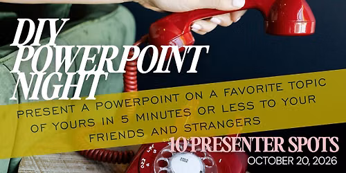 DIY PowerPoint Presentation Night