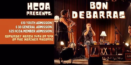Bon Debarras LIVE at the Mariner Theatre