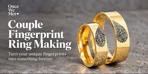 Couple Fingerprint Ring Making