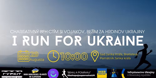 I RUN FOR UKRAINE: Be\u017e\u00edm za hrdinov