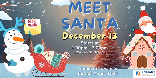 🎄 ZSmart Pictures with Santa & Holiday Celebration! 🎅