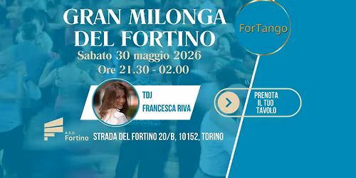 Gran Milonga Del Fortino, Tdj Francesca Riva