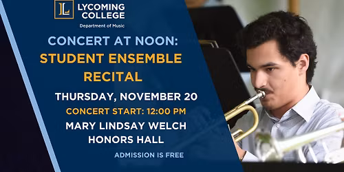 Concert at Noon: Student Ensemble Recital