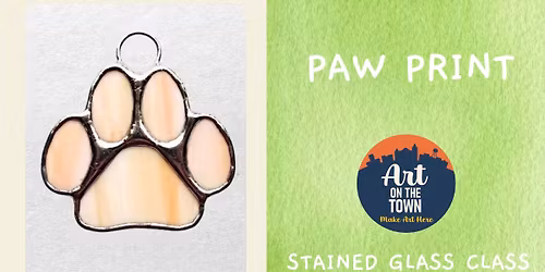Stained Glass Paw Print Class
