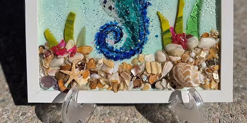 Glass & Resin Seahorse Art Workshop