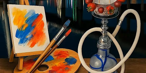 Painting With A View Hookah & Art Night @ Saint Rocco\u2019s Rooftop